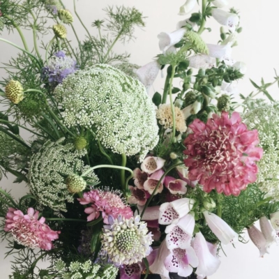 floral arrangement on table