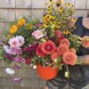 How to work with a DIY Flower Bucket: ON FARM small group workshop-choose date from the drop down menu