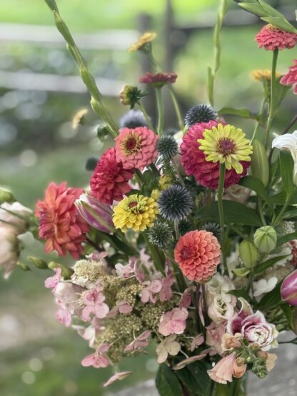 Seasonal Vase Arrangement-Extra Large Tall Glass Rectangle - Image 2